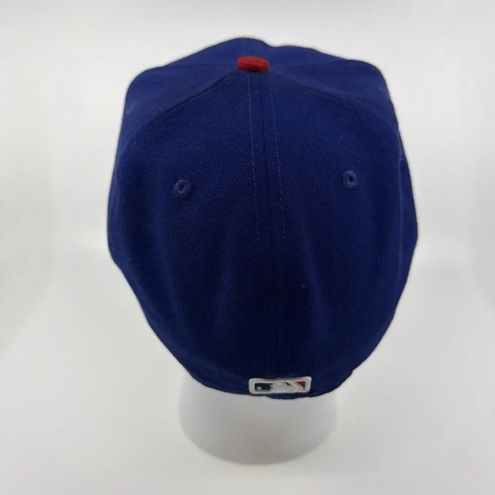Philadelphia Phillies New Era 59FIFTY Fitted Hat 7 3/8 Blue/Red Baseball Cap